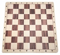 Доска шахматная виниловая Премиум 51 см. (орех) арт. DMR06с